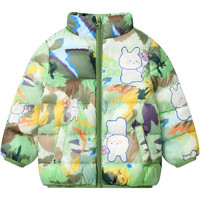 棉花堂童装宝宝梭织棉服冬季新款小童保暖棉袄儿童卡通袄y