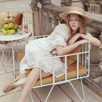 OZLANA 2023春夏女鞋澳洲软底平底鞋内增高一脚蹬马卡龙豆豆鞋女