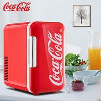 Coca-Cola 可口可乐 车载冰箱迷你小冰箱车家用学生化妆品药品冷藏箱宿舍小型