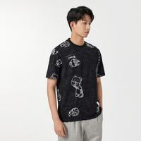 【手绘小熊印花】24夏季时尚百搭男女同款舒适圆领短袖t恤