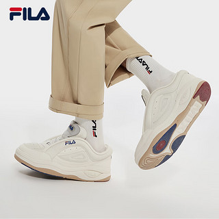 FILA 斐乐男鞋MIX 2复古板鞋2024春季舞动鞋2运动休闲鞋 奶白-GD 39