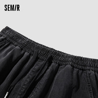 森马（Semir）凉感|商场同款牛仔裤男2023夏季天丝时尚直筒五分裤103323123101