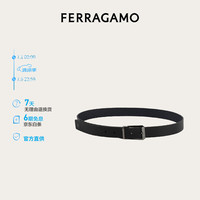 菲拉格慕(Ferragamo)男士黑色双面可调式皮带 0775804_C _100 100(2尺8-2尺9)