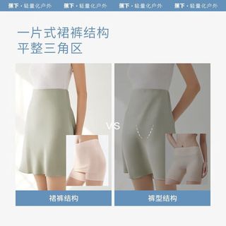蕉下（beneunder）裙裤女防走光打底无痕莫代尔内裤保险安心短裙CO09824 浅杏肤 165/95(L)