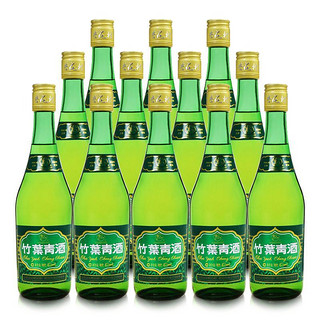 竹叶青 酒38度 汾酒股份 玻竹 475ml*12瓶整箱 山西杏花村竹叶青酒