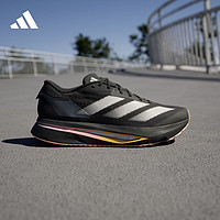 adidas「闪充跑鞋」ADIZERO SL2马拉松跑步运动鞋男女阿迪达斯 一号黑/白金属 42.5