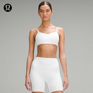 lululemon 丨Like a Cloud女士运动内衣 B/C瑜伽内衣速干 LW2BYCS 白色 4