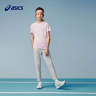 亚瑟士（asics）童装2024年夏季运动裤儿童假两件裤子332241084011 1120浅灰色 165