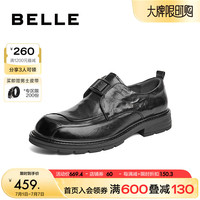 百丽职场通勤商务鞋男鞋2024秋季新款真皮婚宴出席正装皮鞋A1582CM4