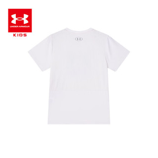 安德玛（Under Armour）童装春夏季男童透气圆领运动休闲凉感吸湿速干短袖T恤243120154