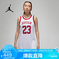 耐克 NIKE女子运动裙AS W J HERITAGE DRESS CORE运动服DO5030-100白红L码 白色