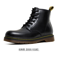 Mr.A 高帮真皮马丁靴 6孔版