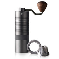九土k5手摇磨豆机手磨意式手冲咖啡豆刀盘手动研磨磨粉机家用