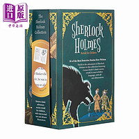 福尔摩斯16册套装 Sherlock Holmes 16 Book Collection Slipcase 英文原版 儿童侦探推理探险小说故事 经典文学