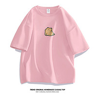 soinku日系潮牌趣味小橘猫短袖t恤男女ins潮流夏季青少年半袖体恤