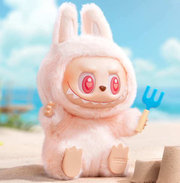 pop mart 泡泡玛特 the monsters坐坐派对搪胶毛绒盲盒 单盒