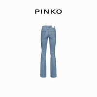 【季末精选】PINKO 2024春夏修身微喇牛仔裤100561A1RE