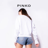 【年中特惠】PINKO 高腰牛仔单排扣短裤100571A0FM