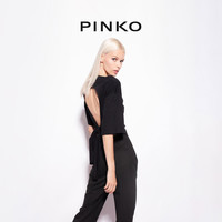 PINKO2023女装樱桃印花宽松系带T恤101125A0U1