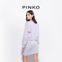 【年中特惠】PINKO 星星印花宽松短款圆领卫衣100369A0KM