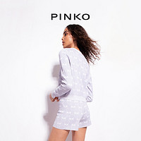【年中特惠】PINKO 金银线提花短款针织开衫100214A0IT