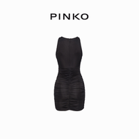 【季末精选】PINKO 2024春夏修身时尚无袖连衣裙103267A1JS