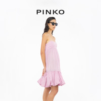 【季末精选】PINKO 2024春夏吊带短款A字连衣裙102781A1JY
