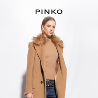 【年中特惠】PINKO 混纺半高领短袖针织衫102124A1A7