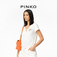 【季末精选】PINKO 2024春夏休闲短袖T恤100372A1R7