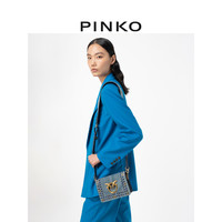 【年中特惠】PINKO 经典牛仔休闲迷你飞鸟包100067A0NK