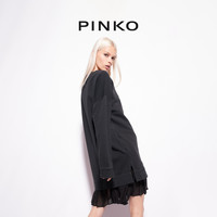 【年中特惠】PINKO 休闲美式印花打褶卫衣裙100695A0NV