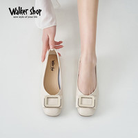 Walker Shop奥卡索女鞋2024春季女士单鞋女浅口低跟休闲鞋女D141045
