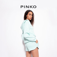 【年中特惠】PINKO 棉质拉链连帽宽松卫衣100364A0KM