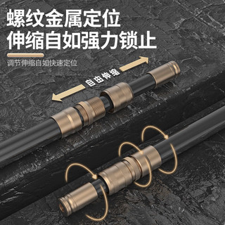 野营者钓鱼碳素支架炮台钓鱼手竿架超轻超硬大物钓椅钓箱地插架杆 2.4m 单支架【亮面漆-高碳逆丝】