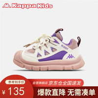 Kappa Kids卡帕春款童鞋网面轻便男女童运动鞋舒适百搭儿童跑步鞋