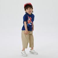 【漫威联名】Gap男幼童夏季蜘蛛侠短袖595278儿童装T恤