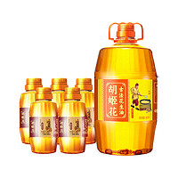 胡姬花 古法花生油4L+小榨158ML*5 家用桶装物理压榨一级食用油