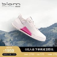 爱步（ECCO）【BIOM 2.0】运动休闲鞋女 夏季缓震跑步鞋 健步女鞋800853 柔粉色80085360941 37