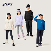 ASICS 亚瑟士 儿童纯棉圆领休闲卫衣