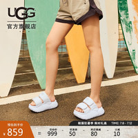 UGG夏季女士纯色厚底露趾拖鞋 1152689 CRRN|洋流蓝色 39