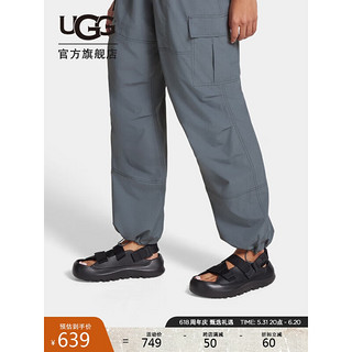 UGG【明星同款】夏季女士厚底束带凉鞋 1152686 BLK黑色 39 BLK|黑色