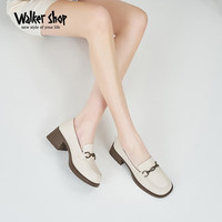 Walker Shop奥卡索女鞋2024春季乐福鞋女士中跟休闲鞋女D141044