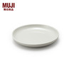 無印良品 MUJI（無印良品 ）日用餐具 盘 瓷盘 餐盘 家用 白色/特大 10.55英寸