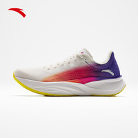 ANTA 安踏 C202 5代 氮科技碳板马拉松竞速男子跑鞋 112435563S-1 纸莎白/速度黄/草紫色 39