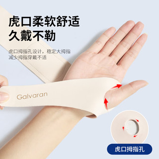 GALVARAN日本护腕手腕劳损扭伤腱鞘夏季薄款运动羽毛球网球护套男女款 黑色单只【右】
