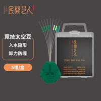 民间艺人太空豆竞技级散装硅胶优质透明套装全套组合大物主线组钓鱼配件 竞技硅胶太空豆（1.5-3.0）S