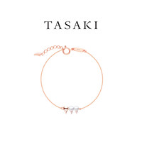 TASAKI 塔思琦 danger系列 BL-0778-18KSG 时尚18K樱花金珍珠宝石手链 17cm 中国七夕限定款