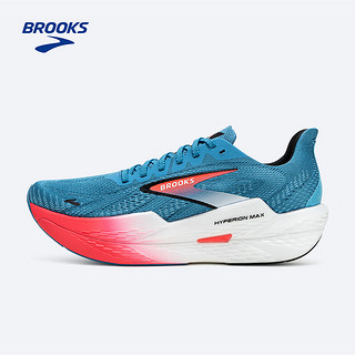 布鲁克斯BROOKS 烈风 Hyperion Max 2专业马拉松竞速减震男女款体育跑鞋 【男款】晶海蓝/炫红/黑色 44