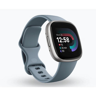 Fitbit乐活Versa 4 男女智能手表运动心率血氧睡眠监测内置GPS锻炼促 40多种锻炼模式，轻薄 粉红色GPS、24/7 心率【人气】