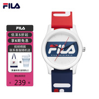 斐乐（FILA）手表女男潮流撞色运动硅胶表果冻表石英女士男士手表 FLL38-6115-003